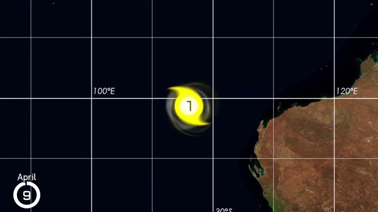 Track of Cyclone Seroja (2021)