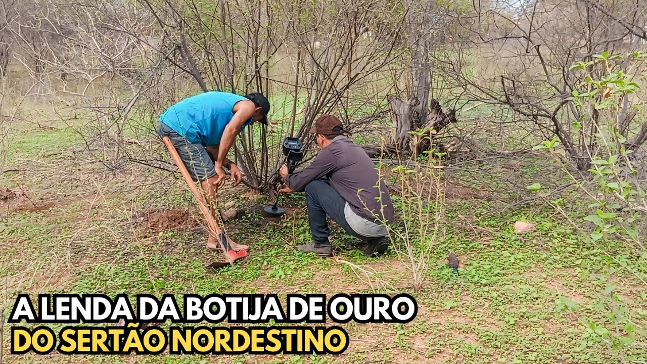 ENCONTRAMOS a Botija de OURO? | Procuramos no Local que Existia uma VELHA CASA Centenária.🌵