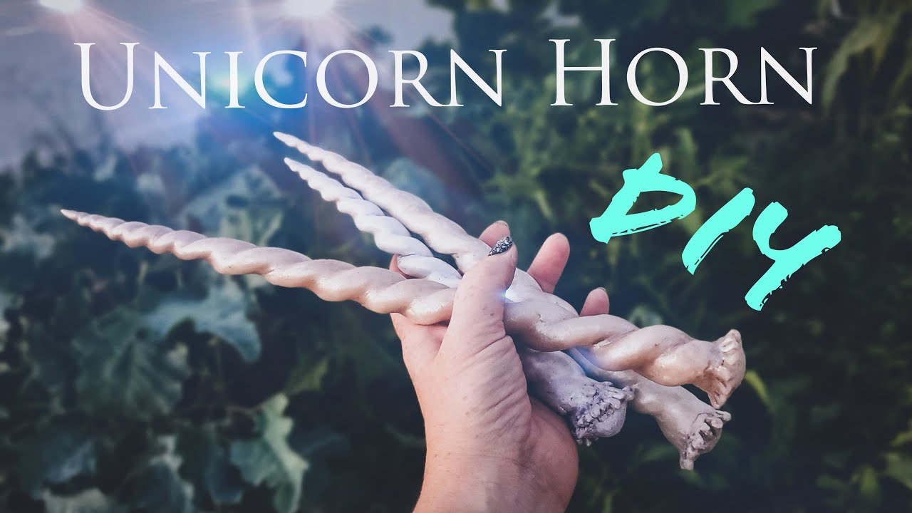 Realistic unicorn horn specimen tutorial
