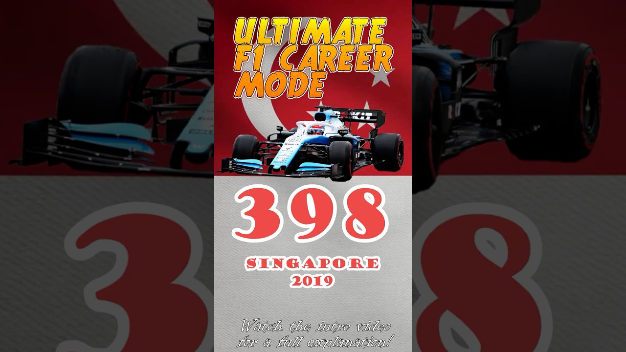 Режим карьеры Ultimate F1 #398 - Сингапур 2019