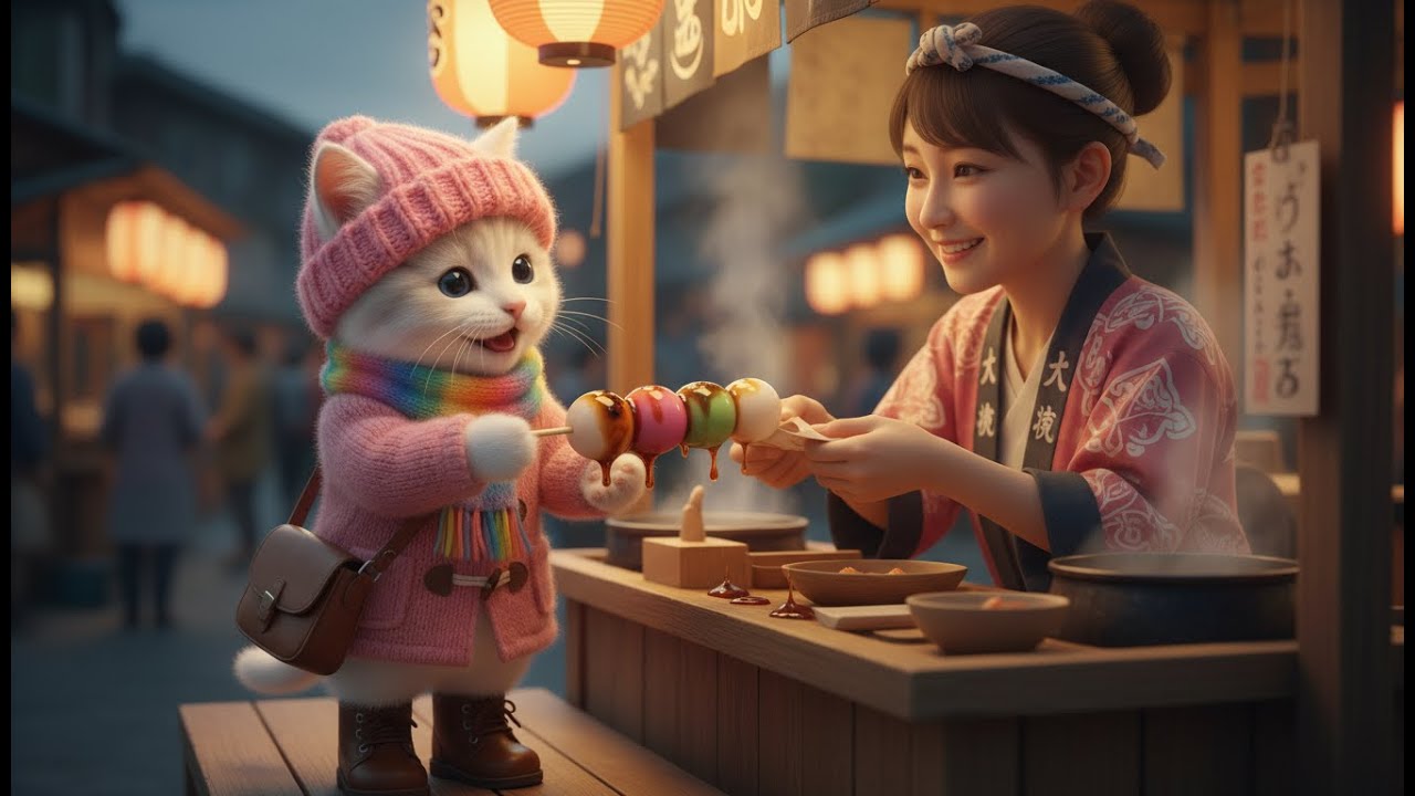 夢の縁日へ!!ミルが日本のお祭りに大はしゃぎ!!ねこの一日に密着🐱🎆