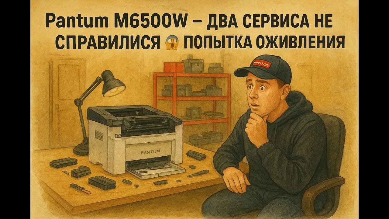 Pantum M6500W — два сервиса не справились 😱 | Попытка оживления!
