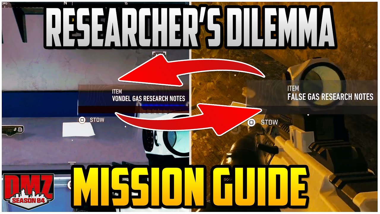 Researcher's Dilemma Mission Guide For Season 4 Warzone DMZ (DMZ Tips & Tricks)