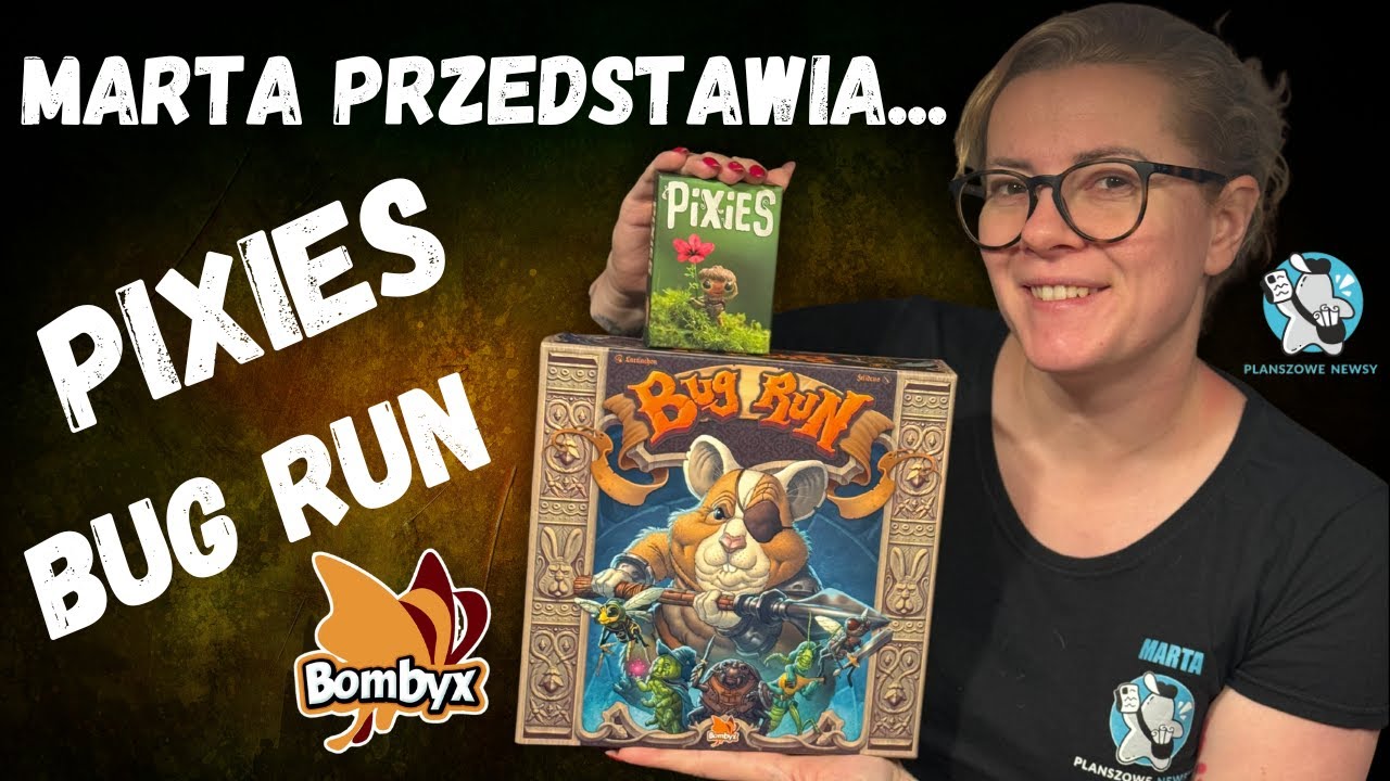 Pixies oraz Bug Run wydawnictwa Bombyx, czyli stworki i zwierzęta wzięte na warsztat :)