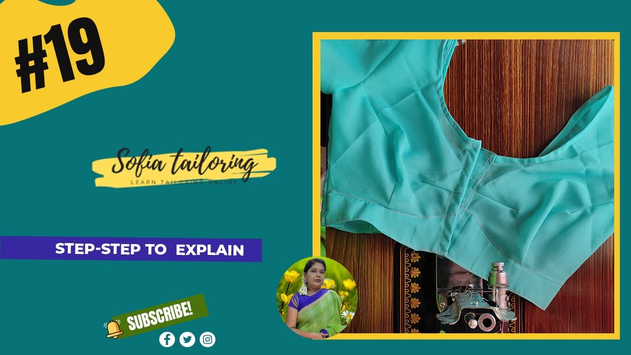 Basic Sewing Lessons for Beginners in Tamil Lesson 19