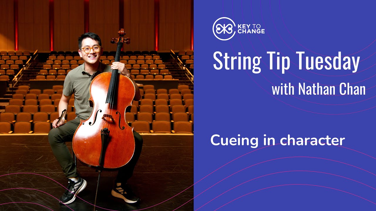 Cueing in CHARACTER for string players