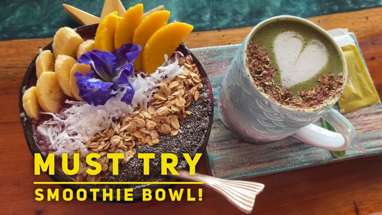 Must Try Best Smoothie Bowl: Cafe Maruja Boracay | Mixed Berry Acai | Green Tea Latte | Casa Pilar