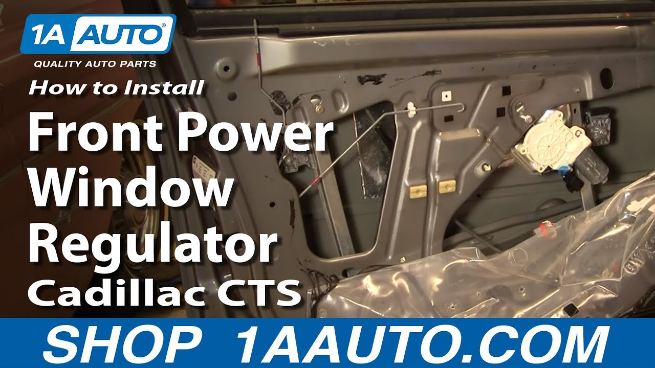How To Replace Front Power Window Regulator 03-07 Cadillac CTS