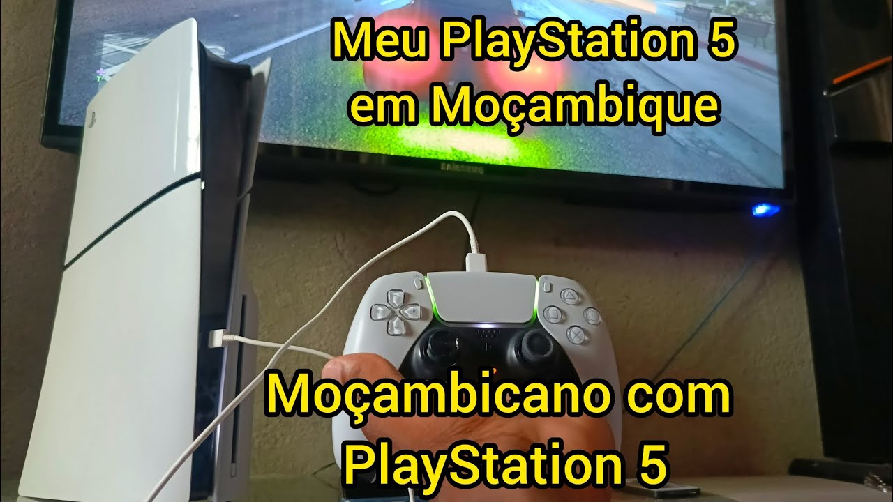 Meu PlayStation 5 em Moçambique apresentação 
