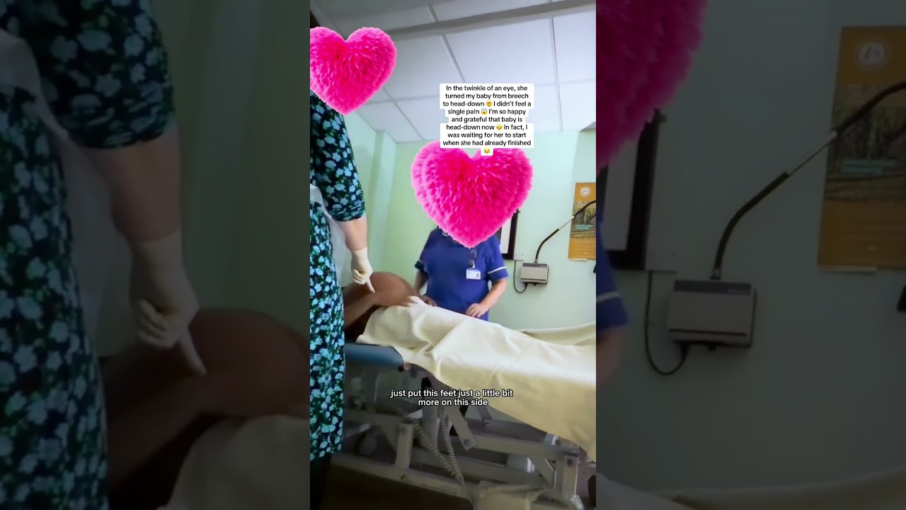 В мгновение ока она перевела моего ребенка из ягодичного положения в головное 🤯 Я не почувствовал...