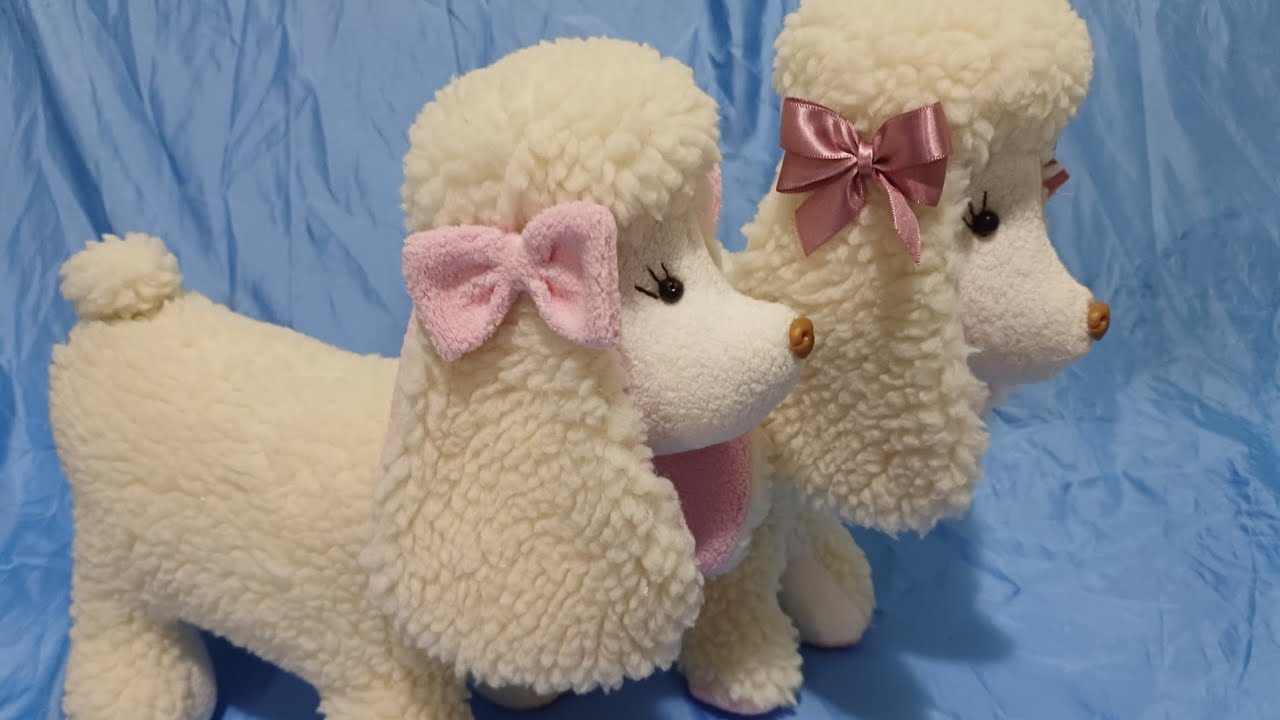 como fazer cachorro poodle de tecido#tutorial #cachorros#façavocêmesmo ,#artesanato