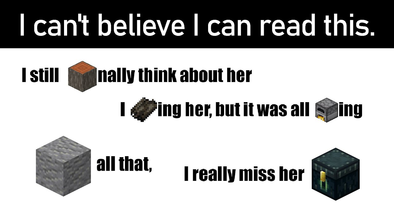 Minecraft images that will definitely not make you cry.