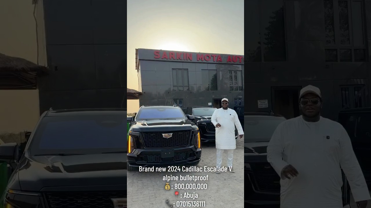 Executive Security & Luxury 🔥 2024 Cadillac Escalade-V Alpine (Bulletproof) #sarkinmota #escalade