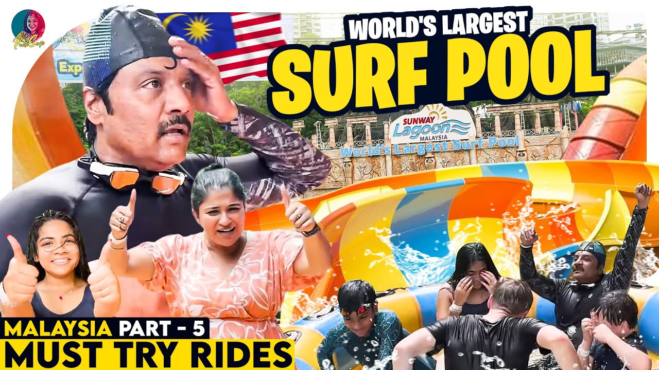 World's Largest Surf Pool | Must Try Rides | Part - 5 | Preethi Sanjiv
