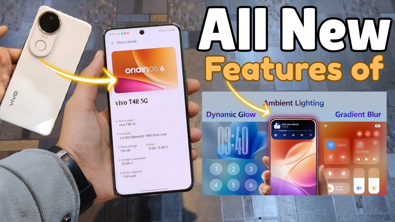 Vivo t4r origin os 6 update 🤩 | Detailed video 🔥