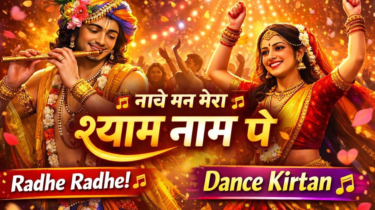 New Year 2026 Dance | Radhe Shyam Ki Masti | नाचे मन मेरा श्याम नाम पे | Krishna Kirtan”