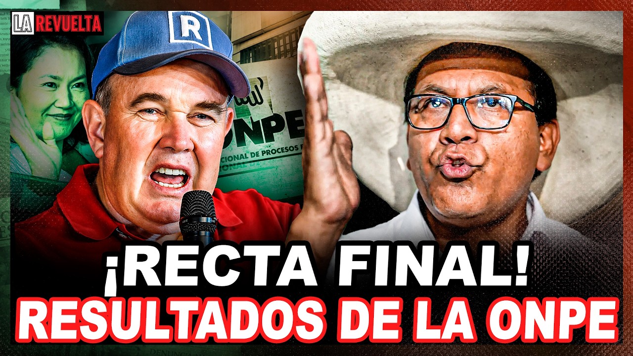 NUEVOS RESULTADOS DE LA ONPE | S&Aacute;NCHEZ VS L&Oacute;PEZ ALIAGA | CONTEO EN VIVO | LA REVUELTA 🔴