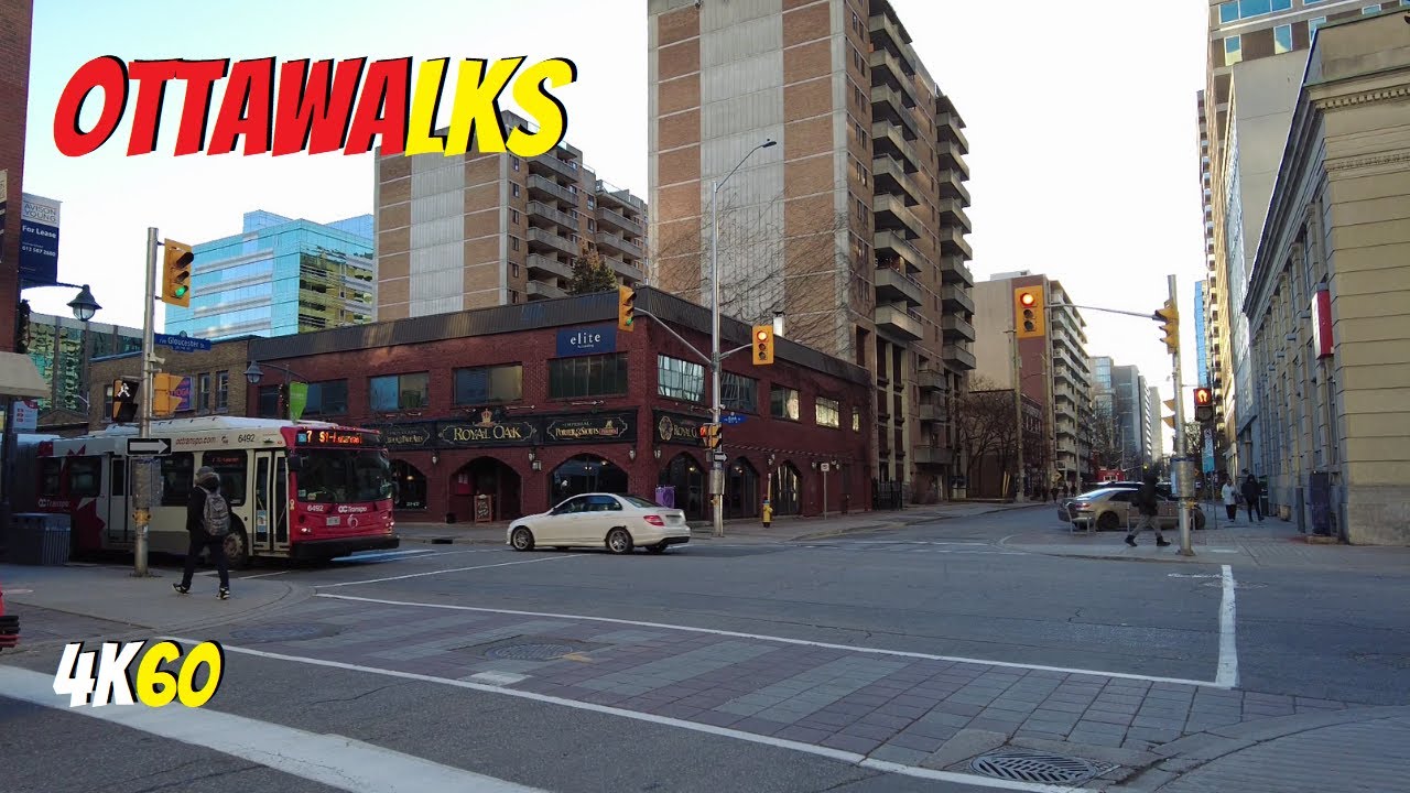 A walk around Downtown Ottawa, no cuts reupload - Virtual Ottawa Walking Tour, December 7, 2020