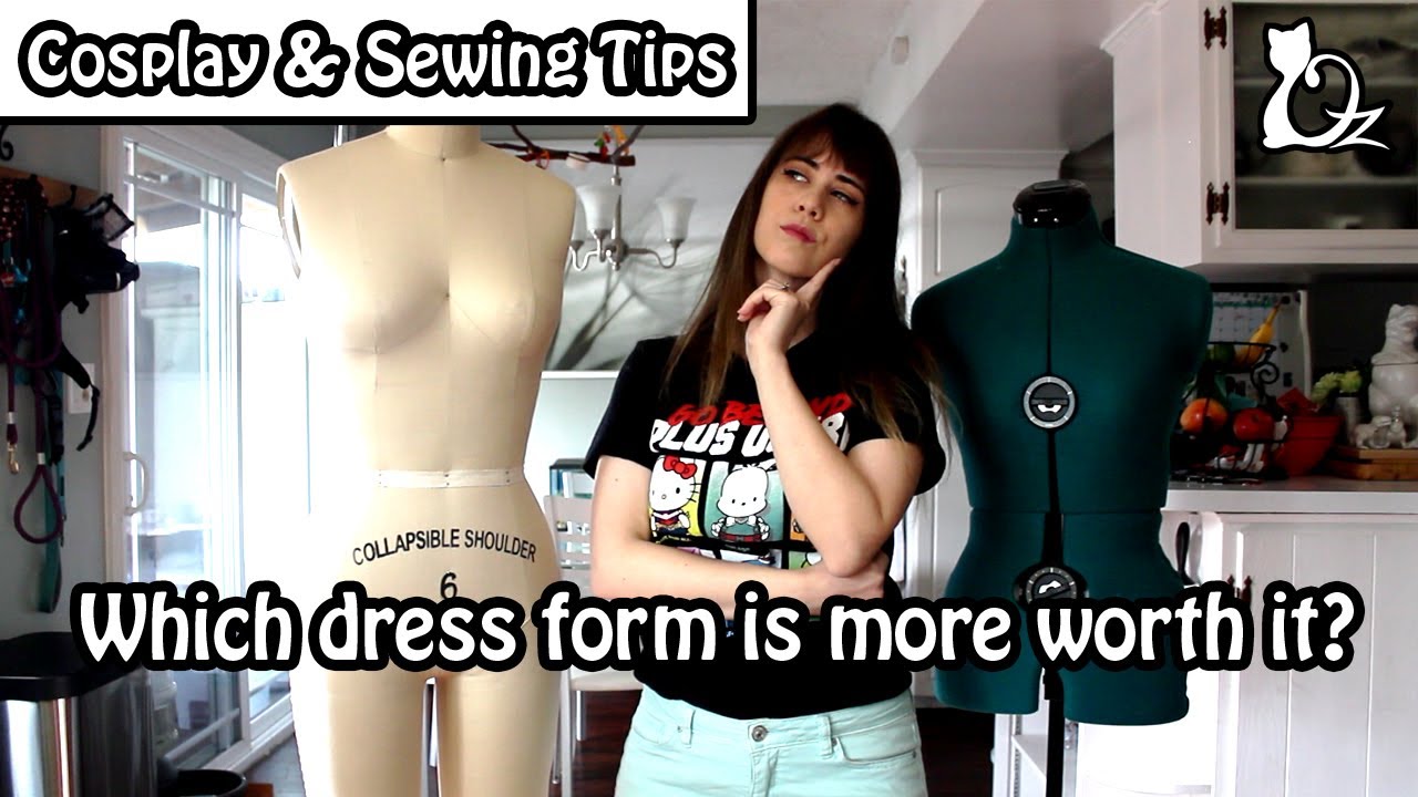Collapsible Shoulder Vs. Adjustable Dress Form | COSPLAY & SEWING TIPS