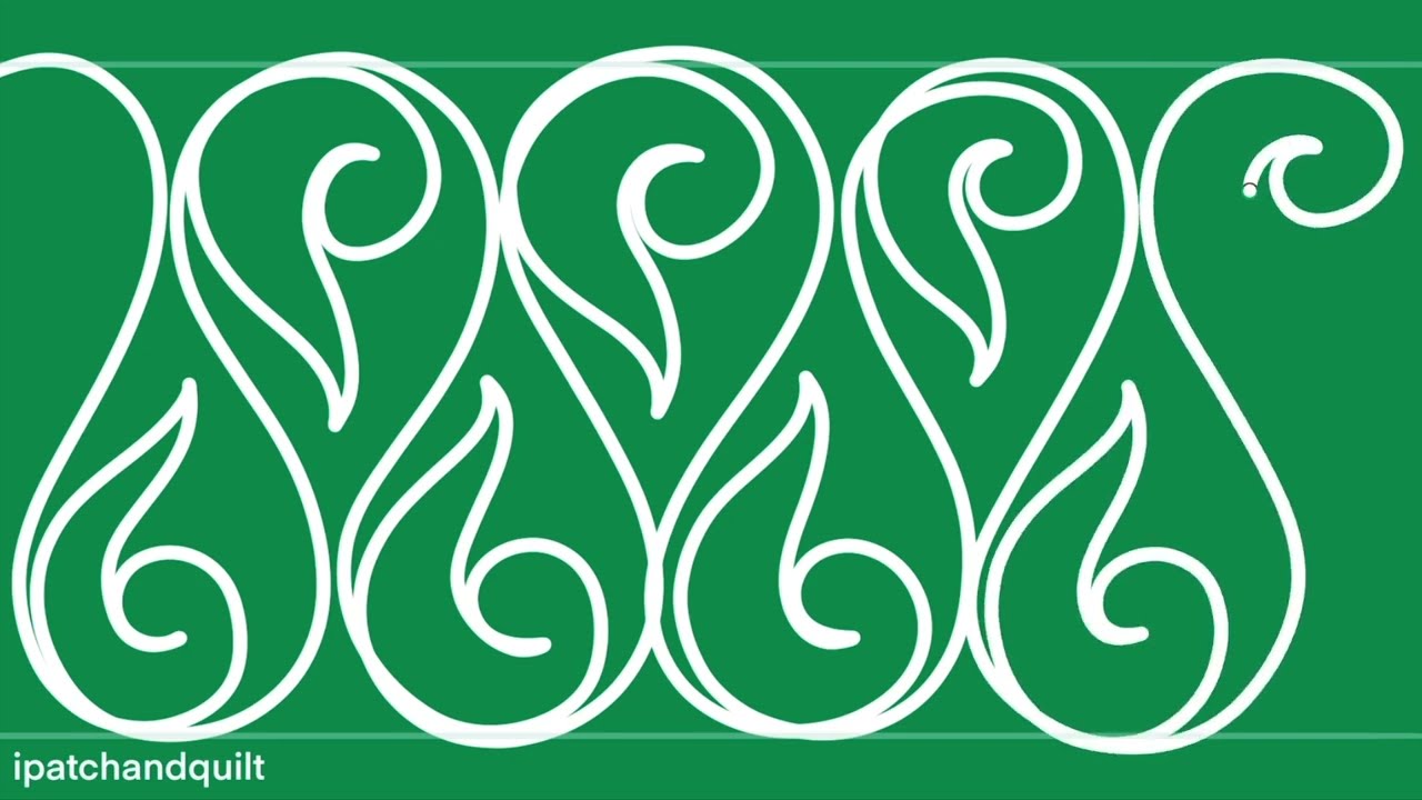 Free Motion Quilting - Sprout - pattern structure