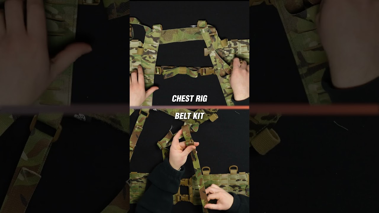 Run a Belt Kit or a Chest Rig with With Our Hybrid Kit  #army #cqb #tacticalscope #tacticalshoorts