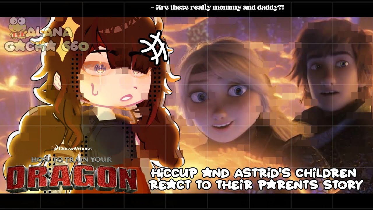 •|Hiccup and Astrid's (HTTYD) Children React to Their Parentes|•GACHA CLUB 🇧🇷/🇺🇸