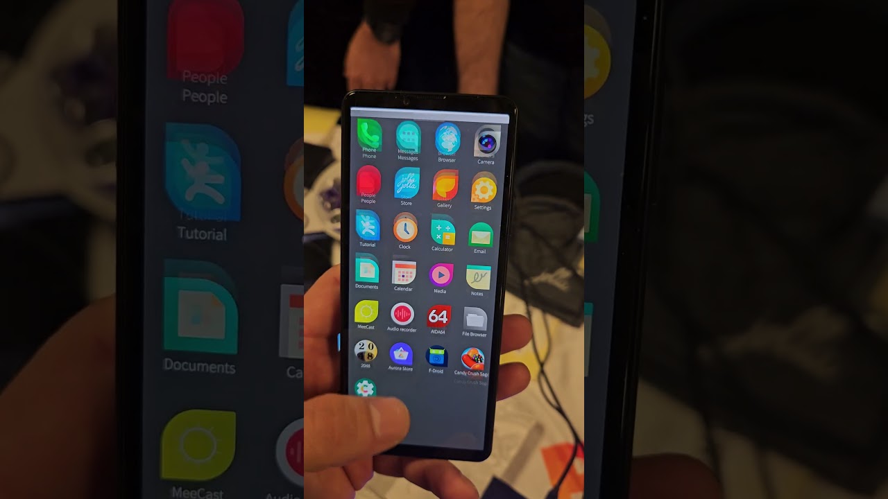 Sony Xperia 10 IV с демоверсией Sailfish OS