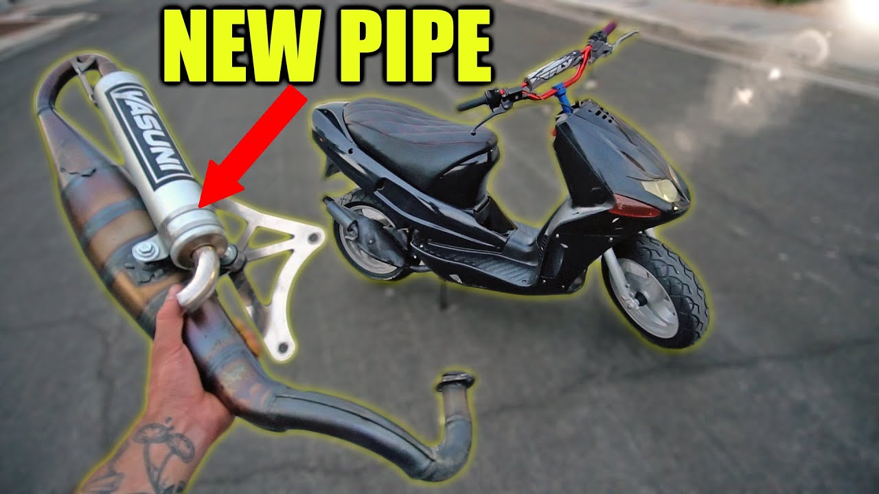 the Derbi GP1 gets NEW PIPE and Racing Variator | RARE Piaggio Scooter
