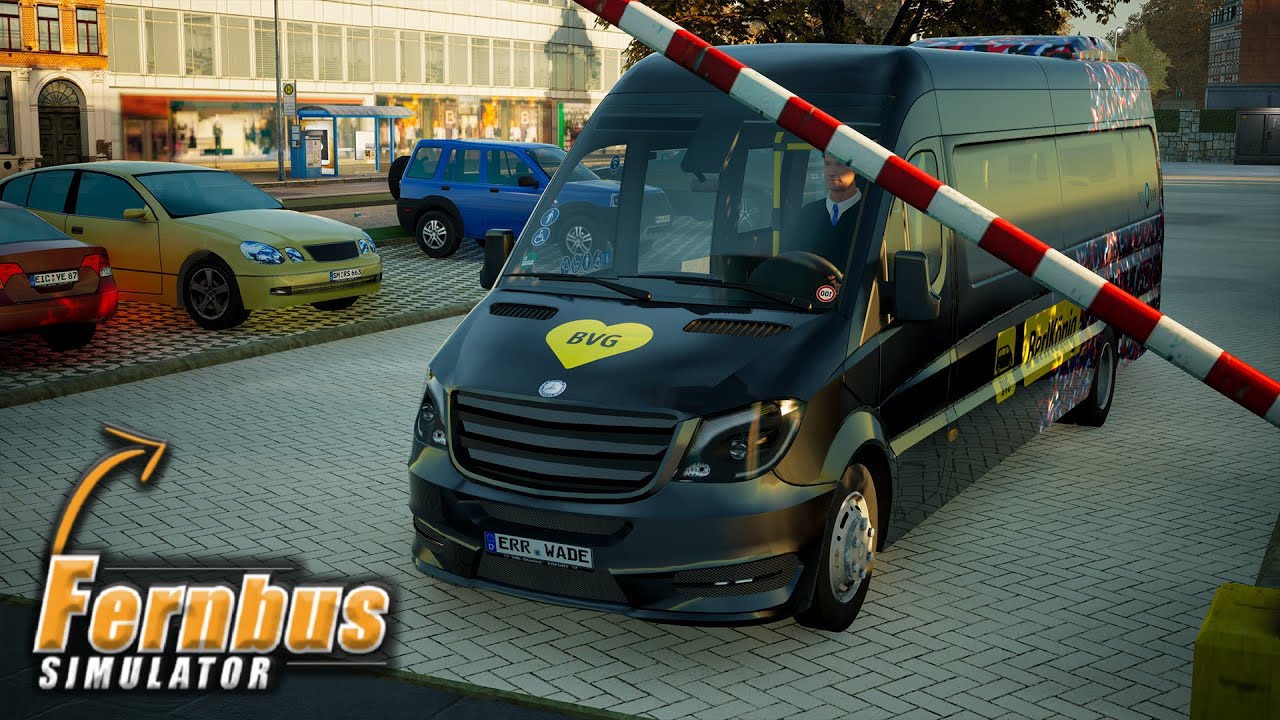 Fernbus Simulator Gameplay - Mercedes Benz Sprinter BVG | Thrustmaster T300RS