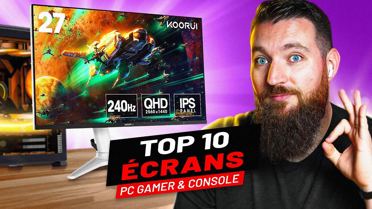 TOP 10 MEILLEURS ECRANS GAMER PC & CONSOLE