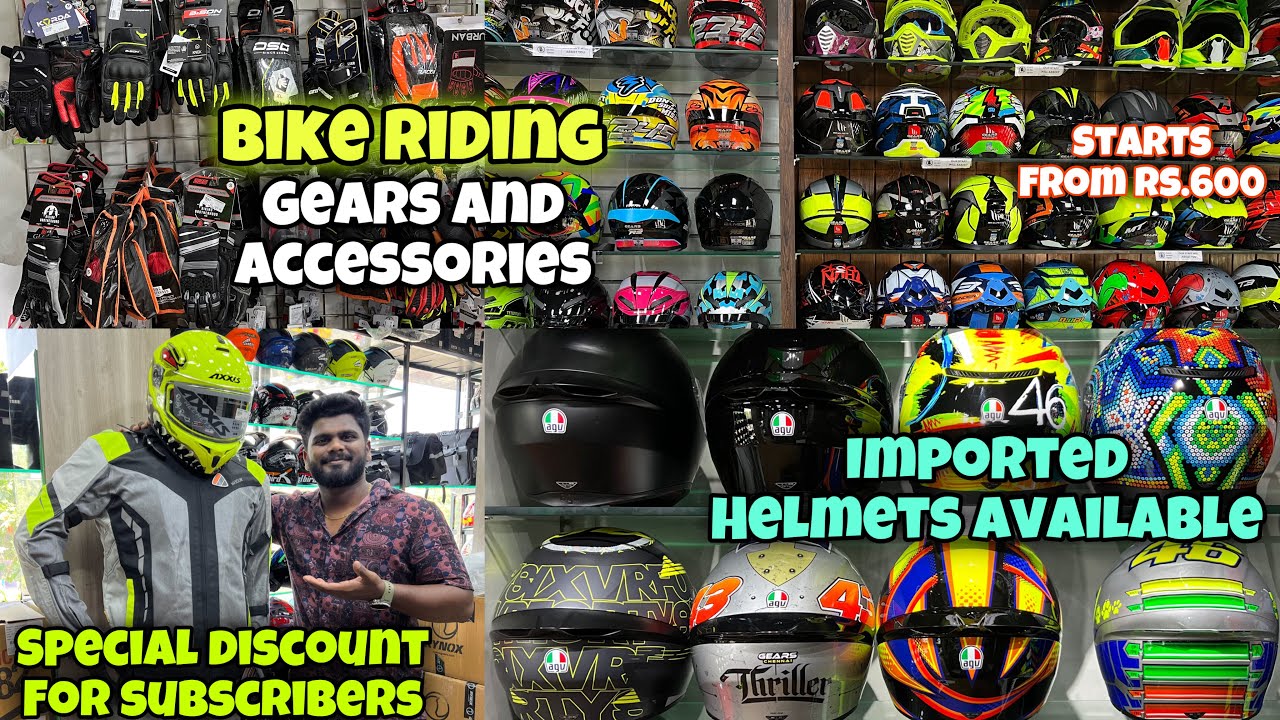 BIKER’S-One stop destination 🏍💥 | Imported Helmets 🔥 | Gears Chennai 📌