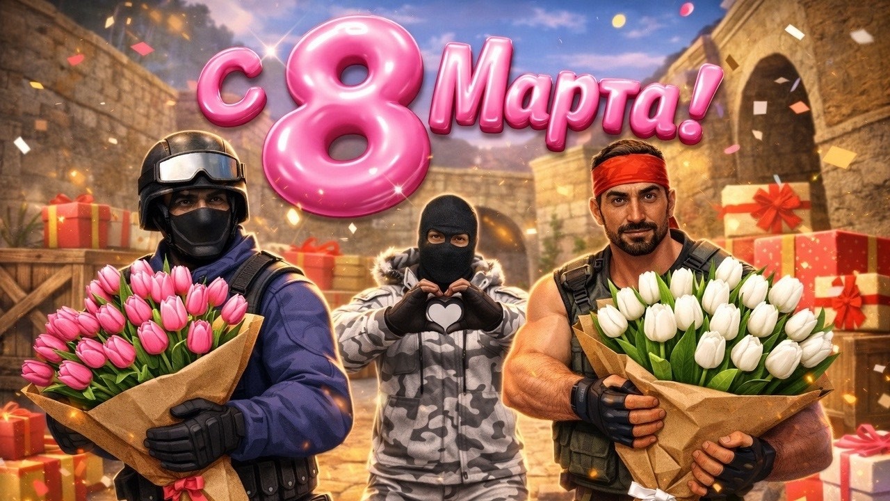 #shorts Я ОТМЕЧАЮ 8 МАРТА В КС 1.6