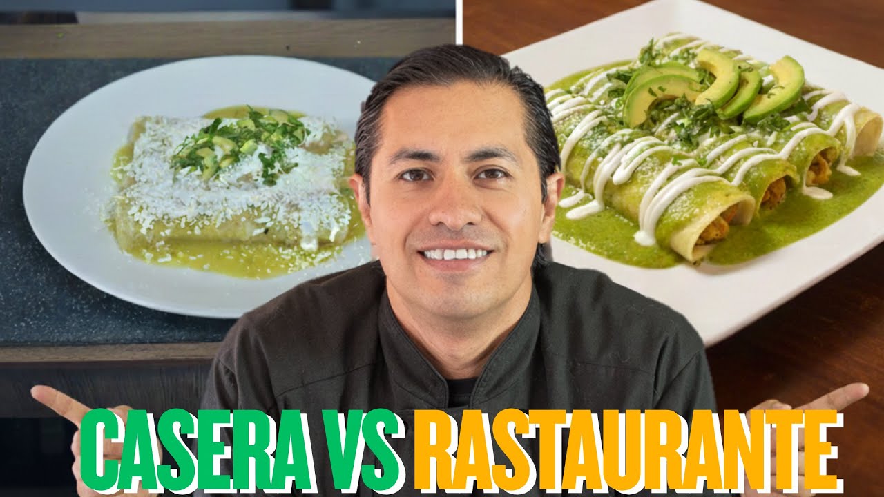 &iquest;Enchiladas verdes f&aacute;ciles o estilo restaurante? &iexcl;Desc&uacute;brelo!