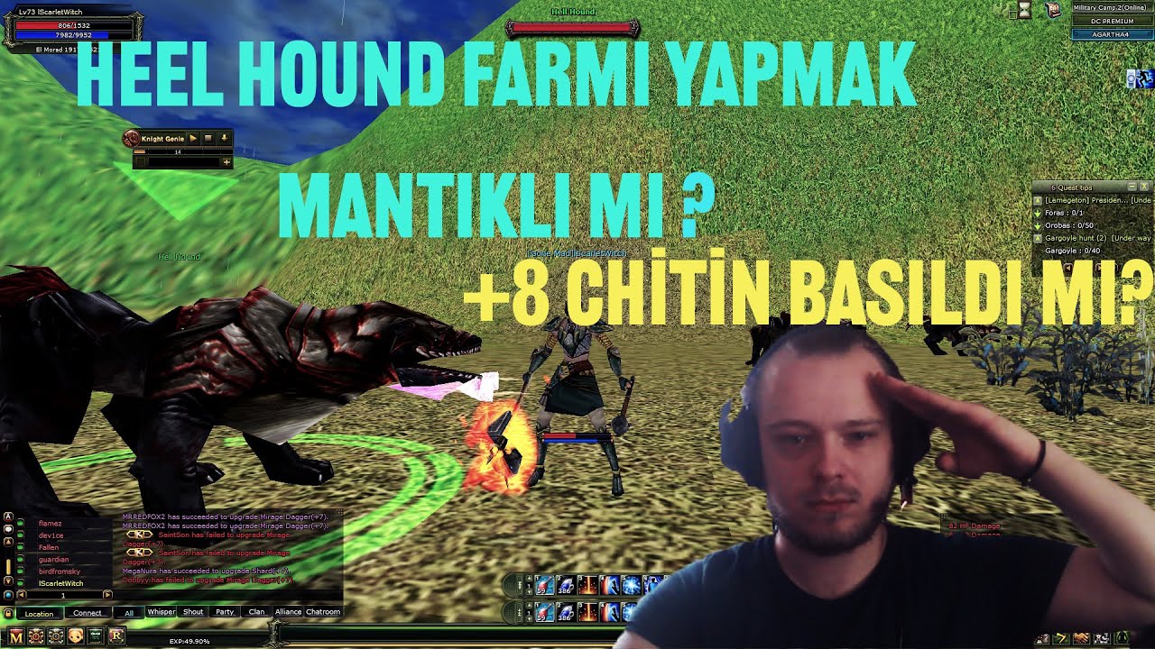 İNT PRİEST İLE 5 SAAT HELL HOUND YENİ FARM SLOTU AÇILDI / ANVİL WS WAKEFUL II KNİGHT ONLİNE AGARTHA