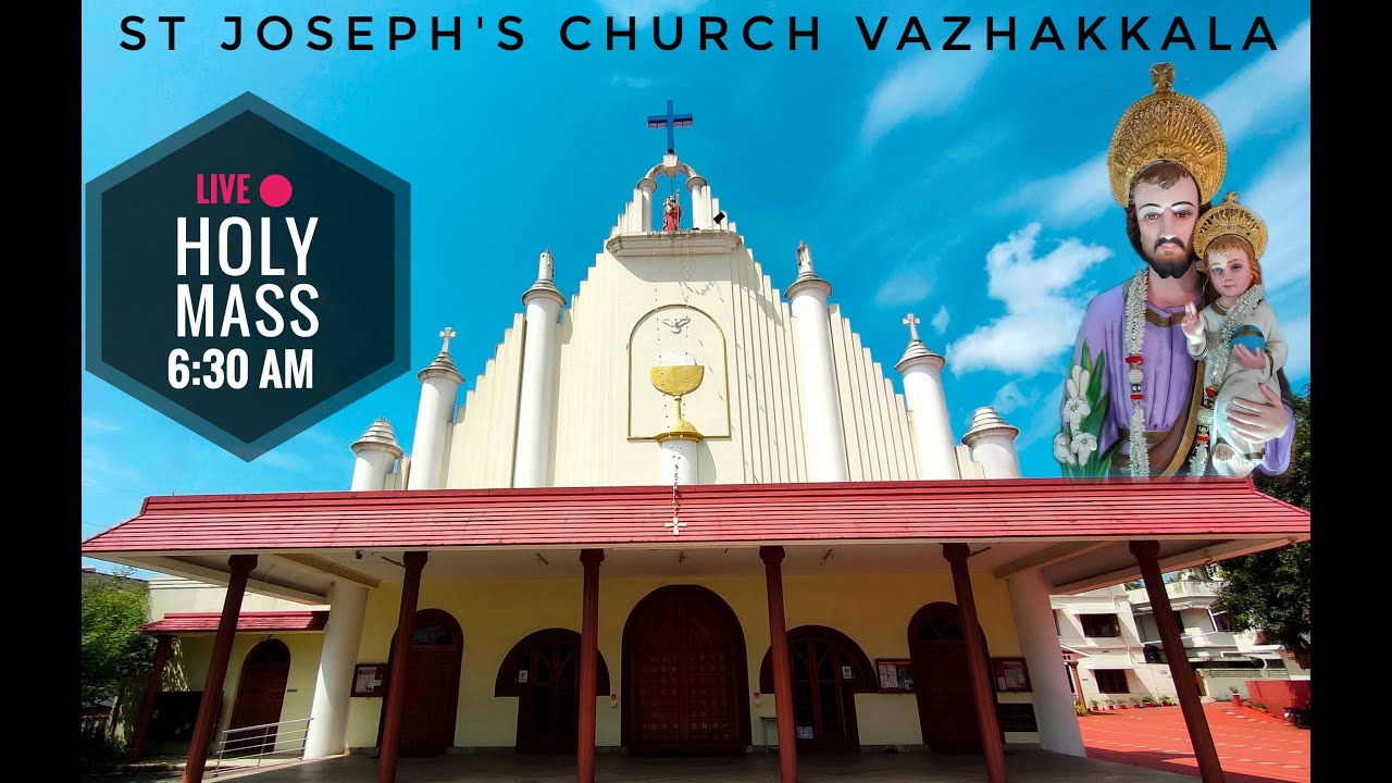 Syro Malabar Live  Mass, Malayalam.. St Joseph's Church, Vazhakkala