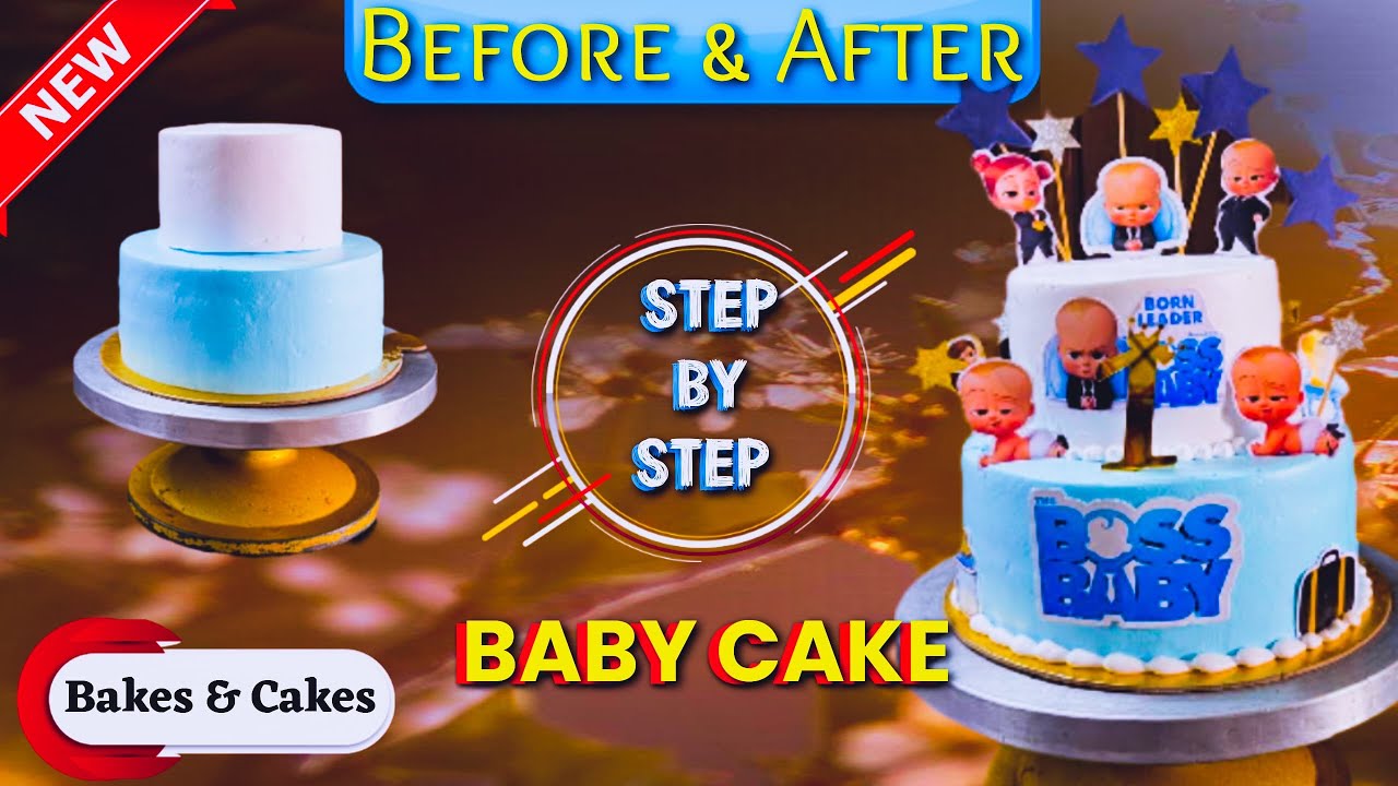 Boss Baby Cake Tutorial: Easy DIY for Beginners step-by-step