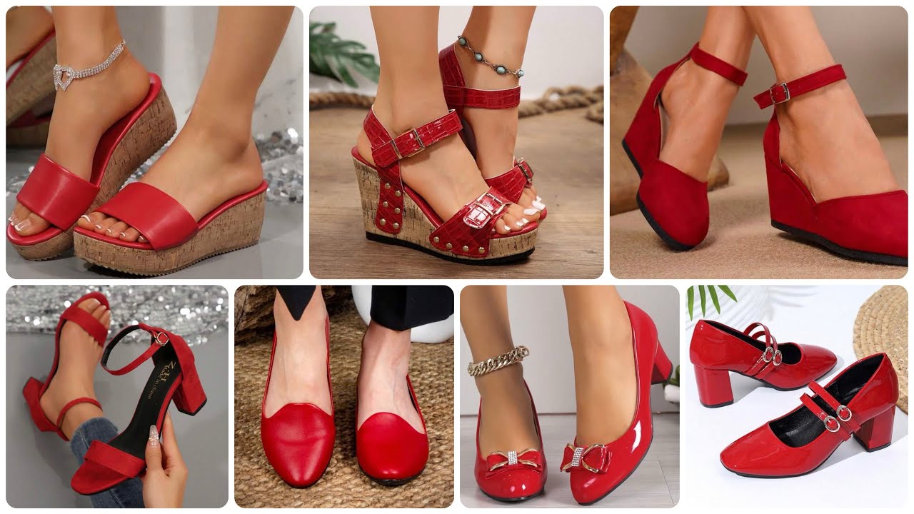 No te pierdas esta Colecci&oacute;n de ZAPATOS y SANDALIAS Rojas!! #mujer #calzadobonito