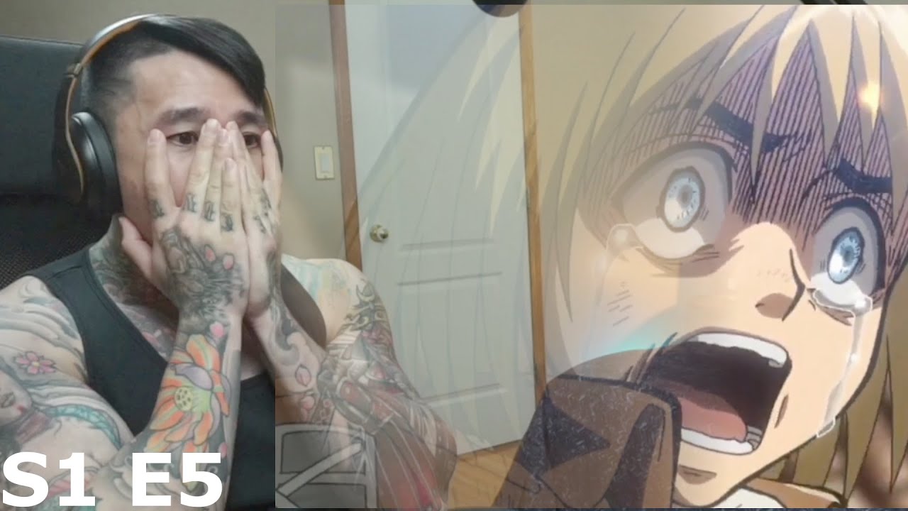 Attack On Titan - Season 1 Episode 5 | ARMIN!!! EREN!!! WT... F.... (REACTION)