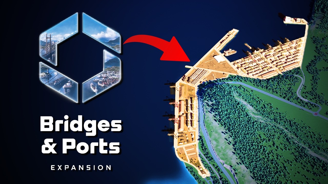 Building a Mega Port In a BROKEN DLC (Bridges & Ports) - Cities Skylines 2