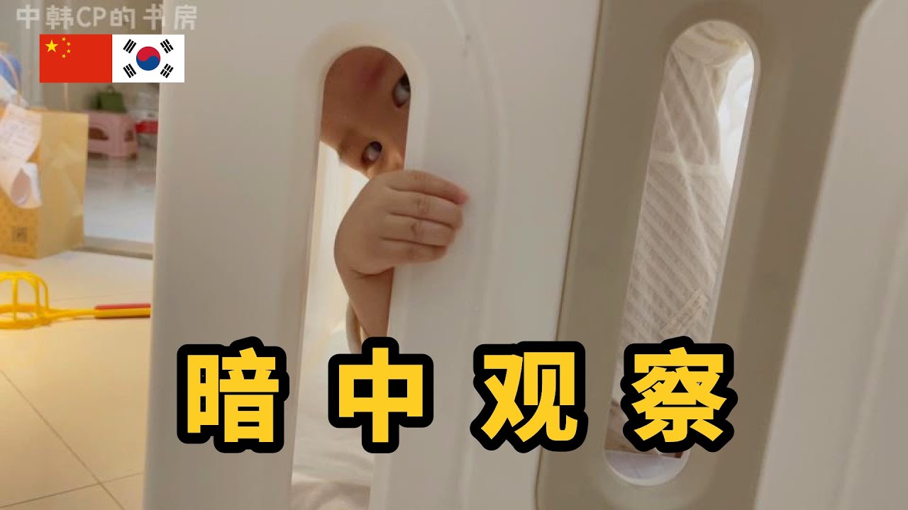 宝宝接触新事物的反应  8~11개월 아기의 귀여운 순간 모음