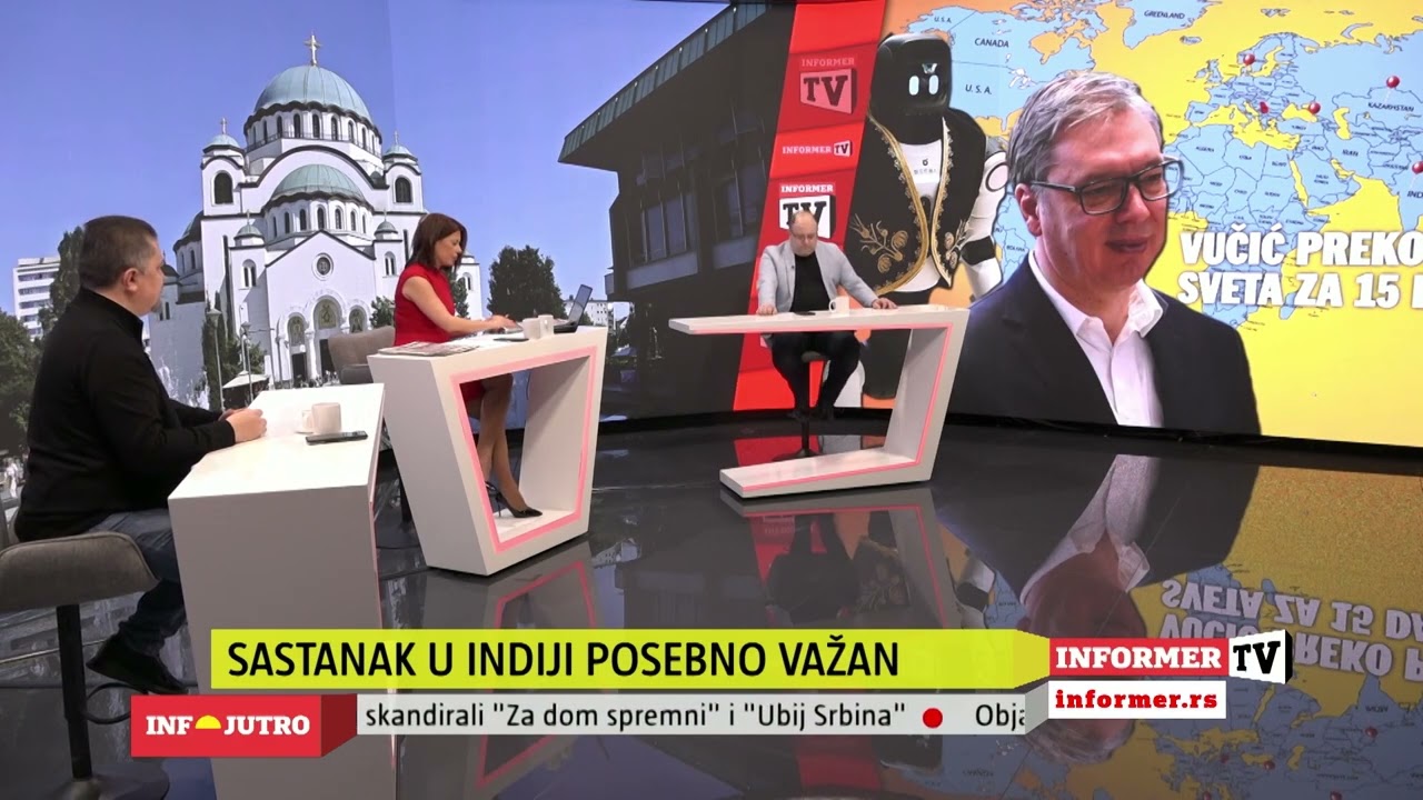 INFO JUTRO - Vučić preko pola sveta za 15 dana!