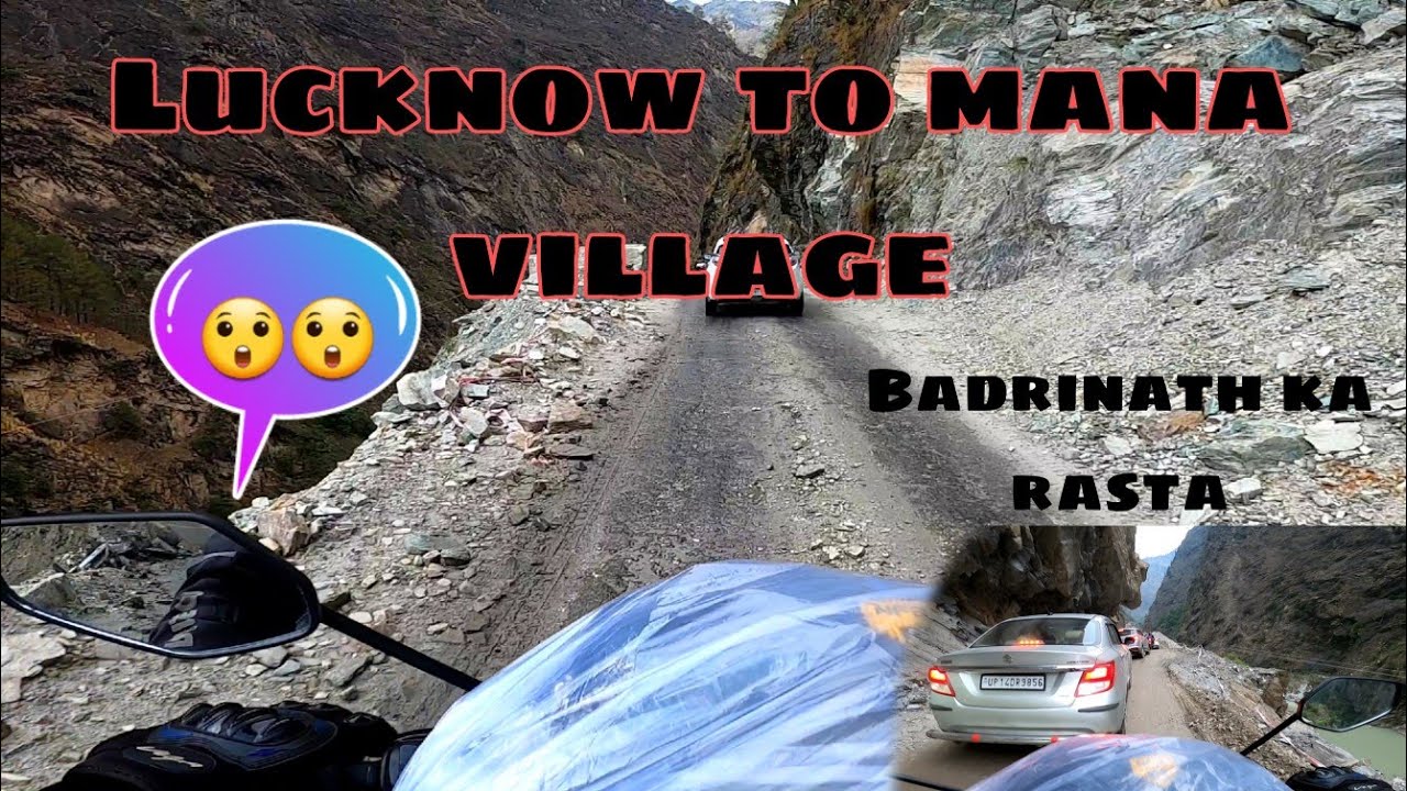 Lucknow to  mana village  - khatrnak raste.  BADRINATH Temple 🛕
