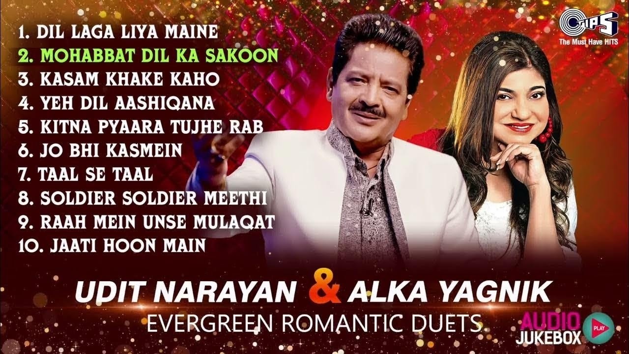 Alka Udit 90's Songs | Alka Yagnik | Udit Narayn | 90's Evergreen Songs | Purane Hindi Songs