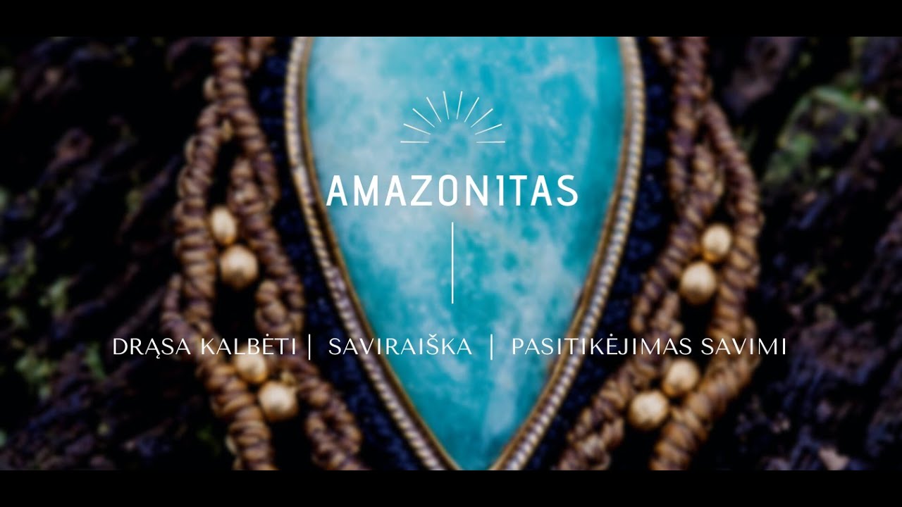 Kristalas Amazonitas | Drąsa kalbėti | Savirai&scaron;ka | Pasitikėjims Savimi