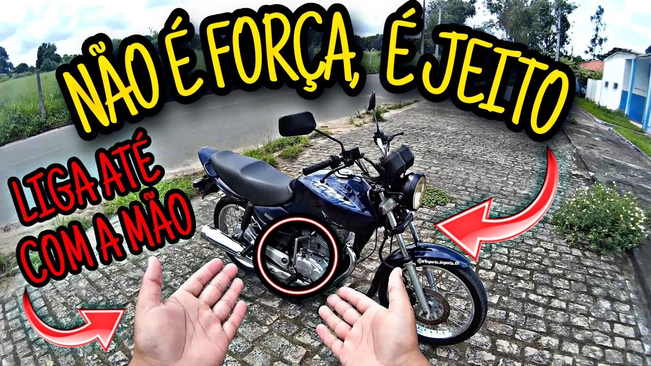COMO LIGAR MOTO DE PARTIDA A PEDAL - JEITO FÁCIL - DICAS DE MOTO - Rafa03