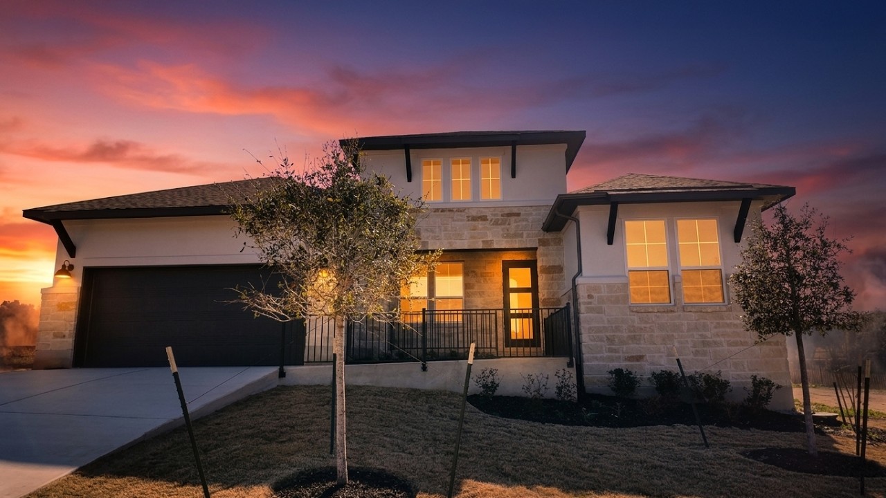 You Can Still Buy a NEW Home Near Austin Under $550K?! | Liberty Hill Texas Home Tour