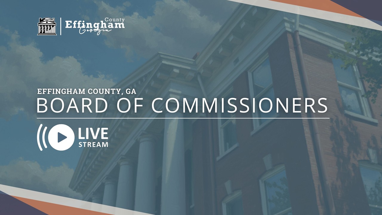 Effingham County Planning Board Meeting January 13th, 2026