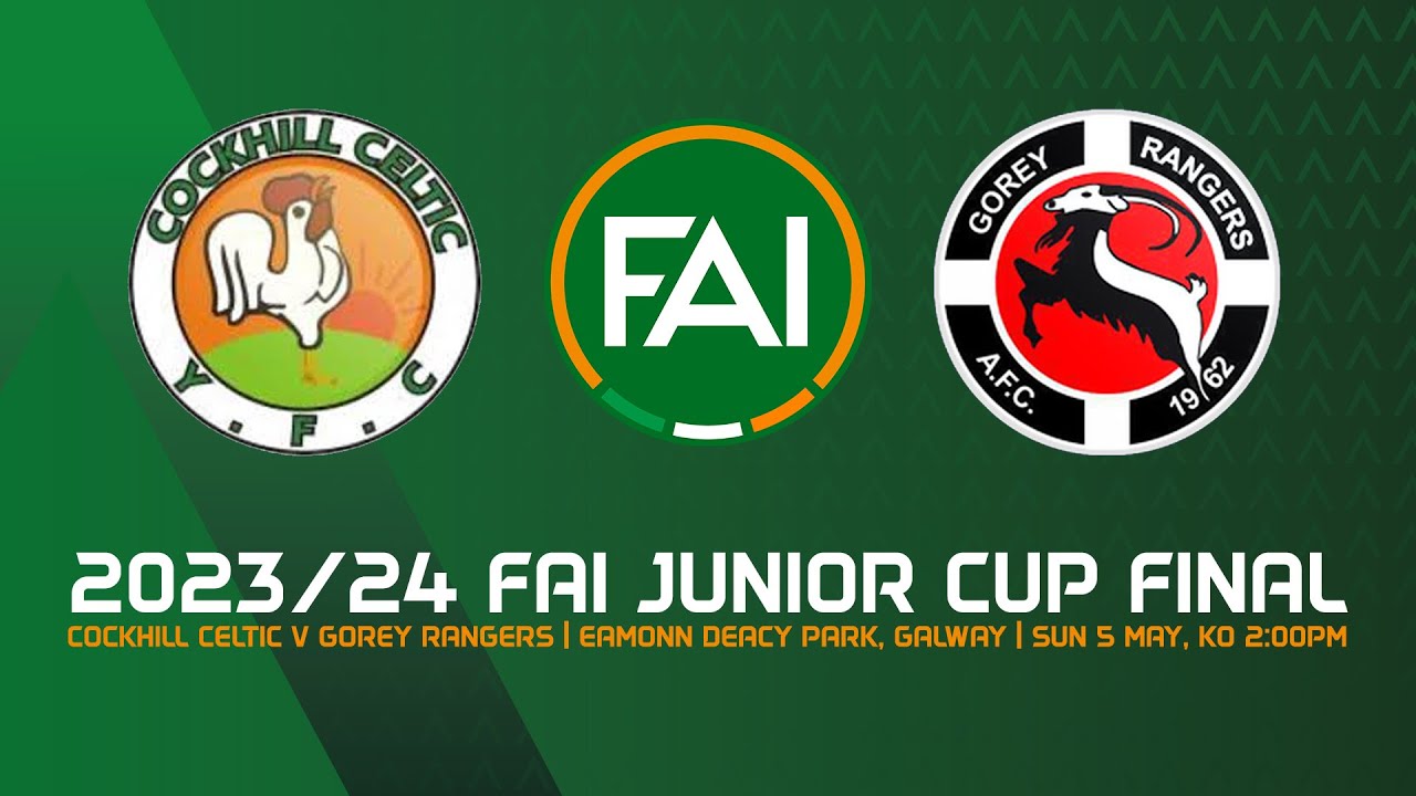 🔴 LIVE | 2023/24 FAI Junior Cup Final | Cockhill Celtic 1-1 Gorey Rangers - Cockhill win 3-1 on pens