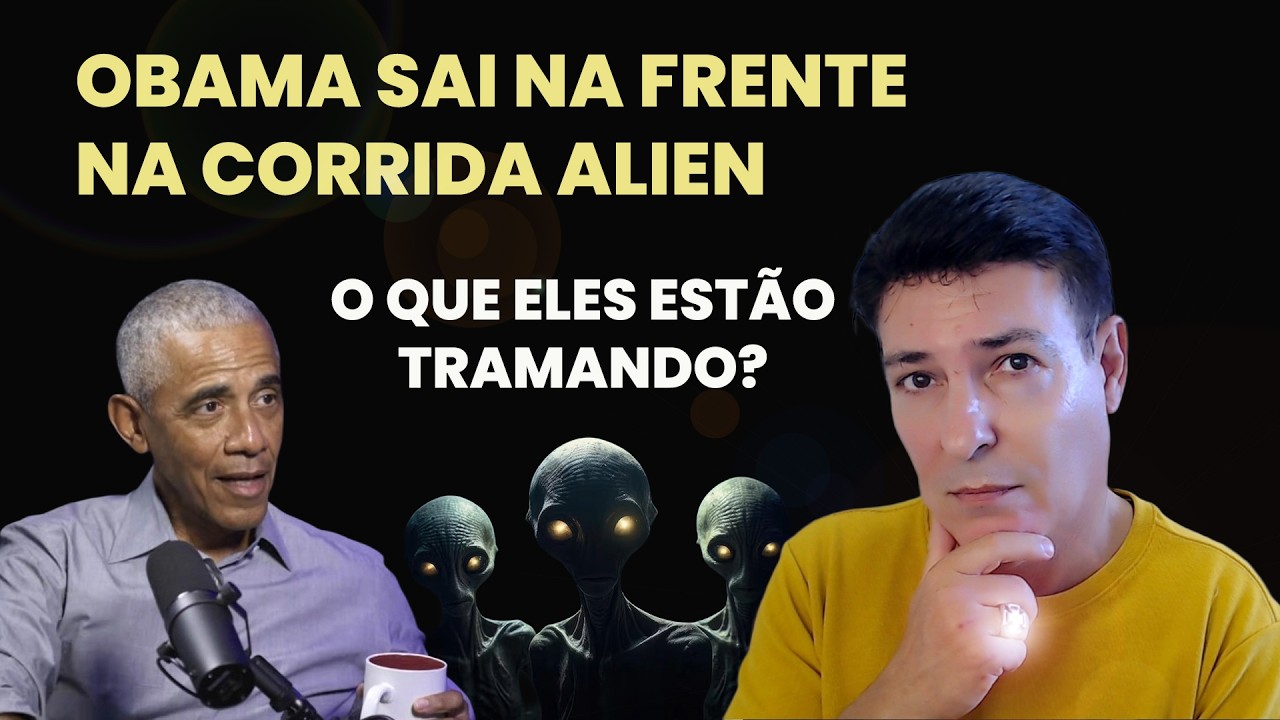 OBAMA SAI NA FRENTE NA CORRIDA ALIEN - O QUE ELES ESTÃO TRAMANDO?