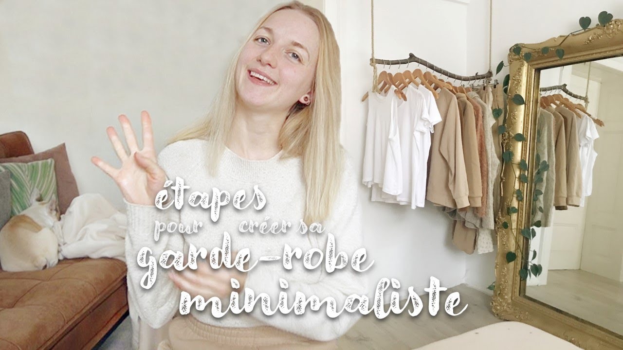 4 ÉTAPES pour une garde-robe MINIMALISTE et durable 🧺 (partie 1/2)